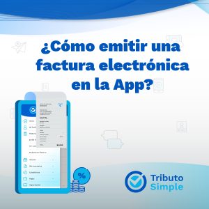 Cómo emitir una factura electrónica en Tributo Simple