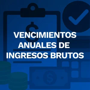 Vencimientos anuales de ingresos brutos