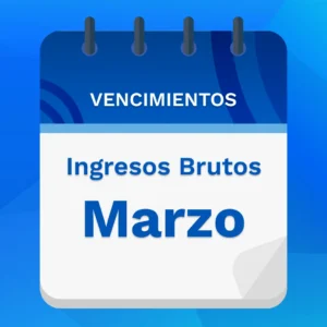 Vencimiento Ingresos brutos marzo