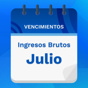 Vencimientos ingresos brutos julio