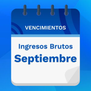Vencimientos Ingresos brutos Septiembre
