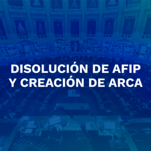 Disolución de AFIP