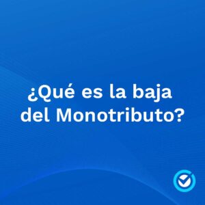 baja de monotributo