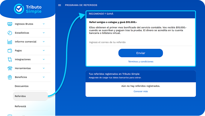 Referidos Tributo Simple