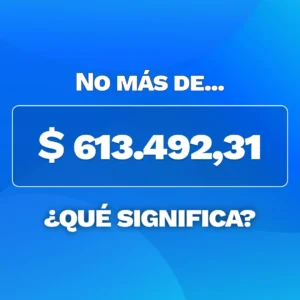 Precio unitario máximo para venta de cosas muebles