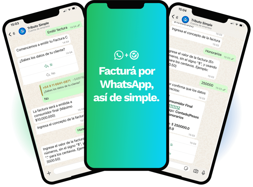 Facturá por WhatsApp