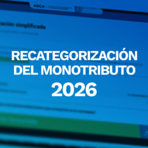 recategorización del monotributo 2026