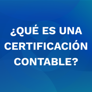 Certificación contable