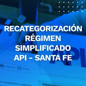 recategorización régimen simplificado santa fe